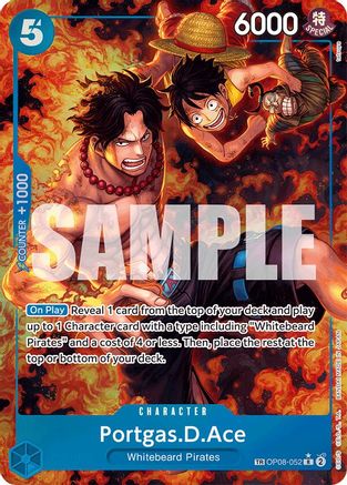 Portgas.D.Ace (TR) (OP08-052) Foil