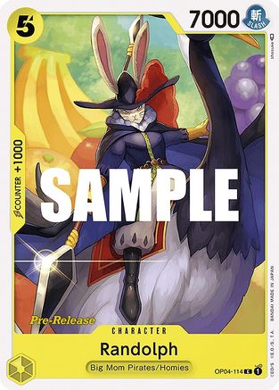 Randolph (OP04-114) Pre-Release Cards