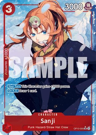 Sanji (Parallel) (OP10-005) Foil