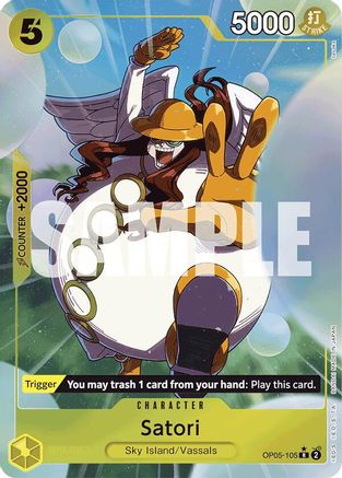 Satori (Alternate Art) (OP05-105) Foil