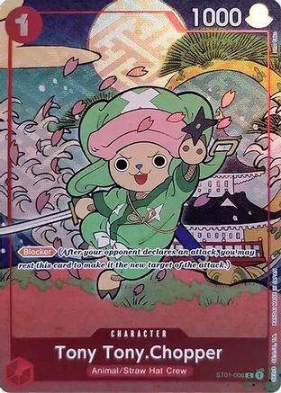 Tony Tony.Chopper (English Version 1st Anniversary Set) (ST01-006) Foil