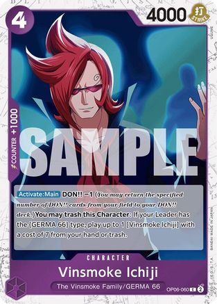 Vinsmoke Ichiji (Jolly Roger Foil) (OP06-060) Foil