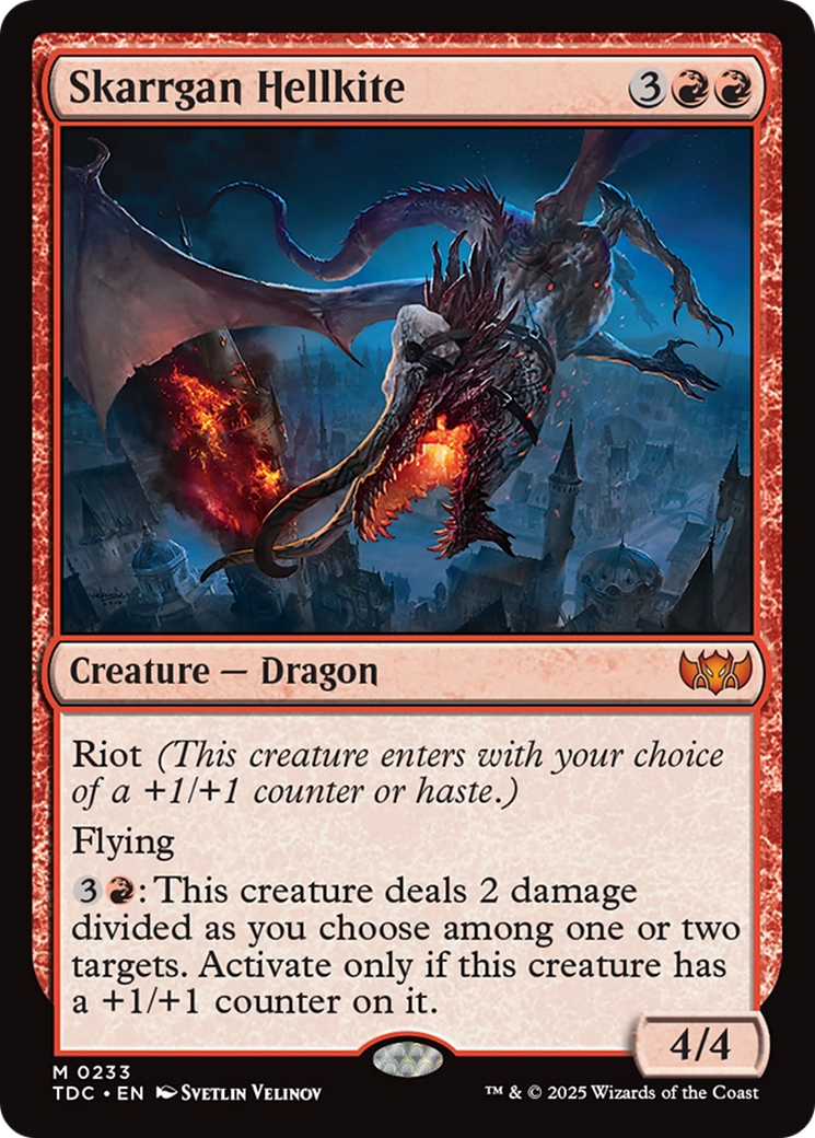 Skarrgan Hellkite (233) - Commander: Tarkir: Dragonstorm