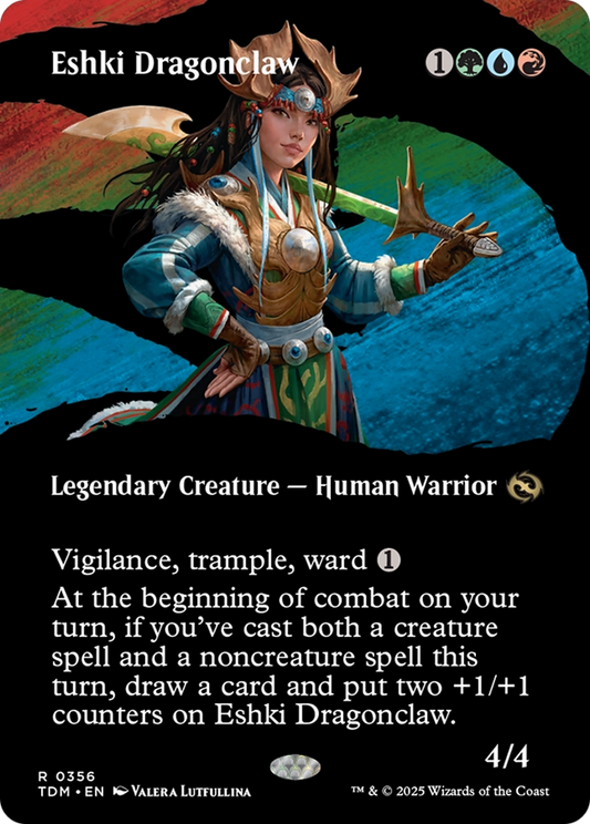 Eshki Dragonclaw (Borderless) (356) - Tarkir: Dragonstorm