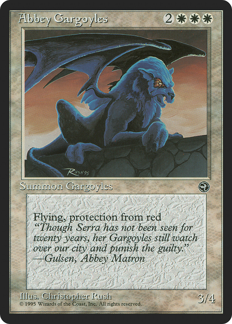 Abbey Gargoyles (001) - Homelands