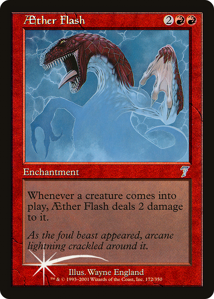 Aether Flash (172) Foil - Seventh Edition