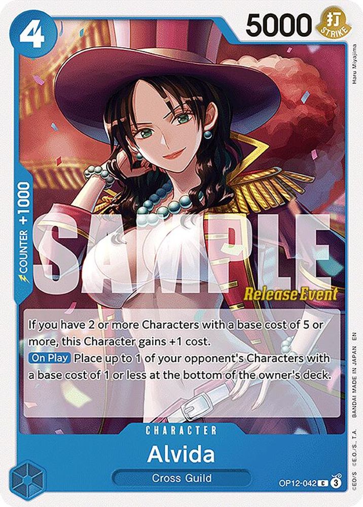 Alvida (OP12-042) Release Event Cards