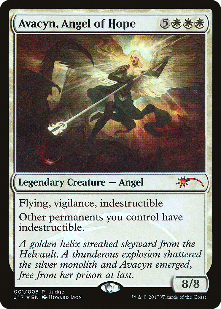 Avacyn, Angel of Hope (001) Foil - Judge Gift Cards 2017