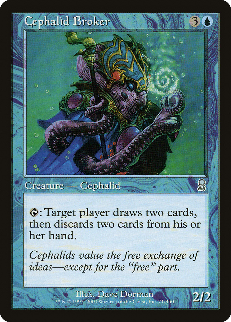Cephalid Broker (Retro) (071) Foil - Odyssey