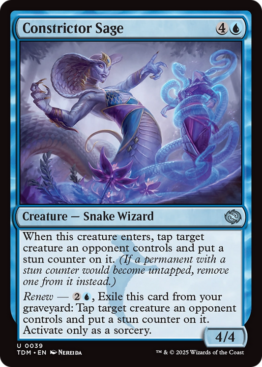 Constrictor Sage (039) Foil - Tarkir: Dragonstorm