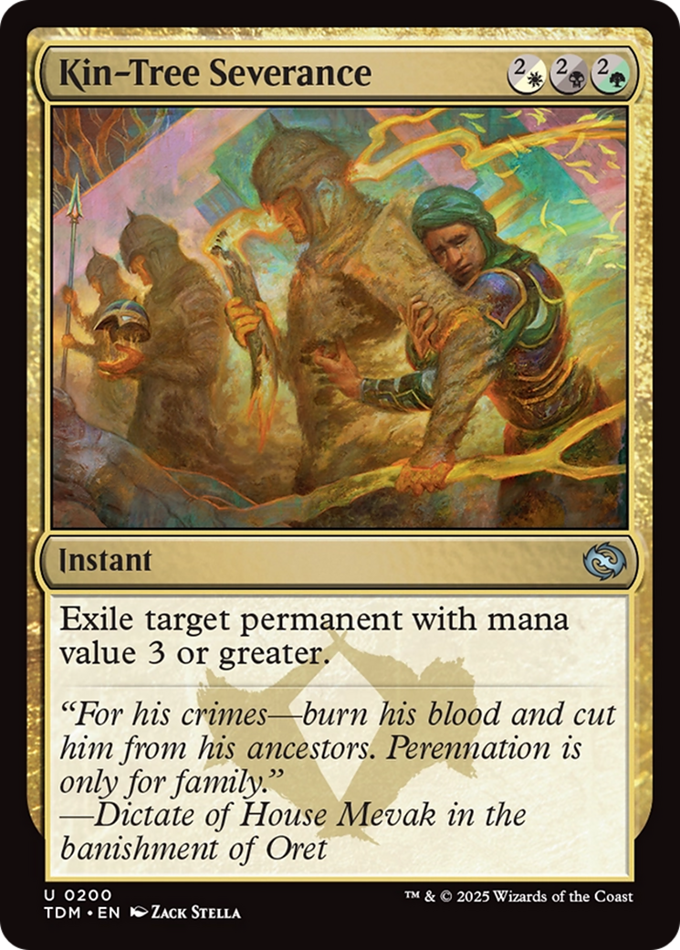 Kin-Tree Severance (200) Foil - Tarkir: Dragonstorm