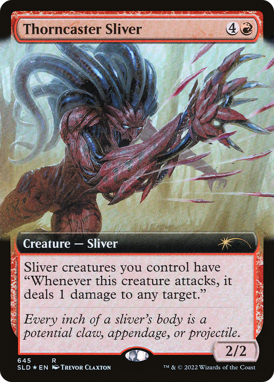 Thorncaster Sliver (Extended Art) (645) Foil - Secret Lair Drop
