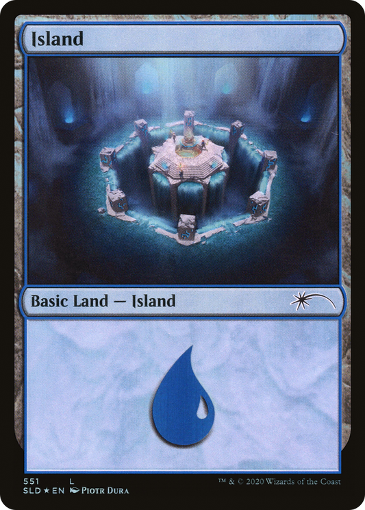 Island (551) Foil - Secret Lair Drop
