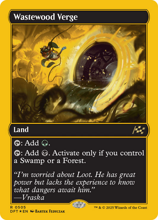 Wastewood Verge (First-Place Foil) Foil (505) - Aetherdrift