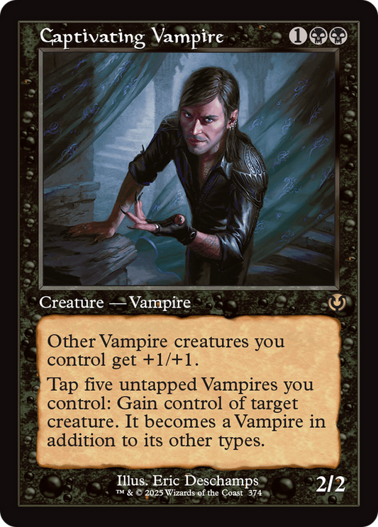 Captivating Vampire (Retro Frame) Foil (374) - Innistrad Remastered