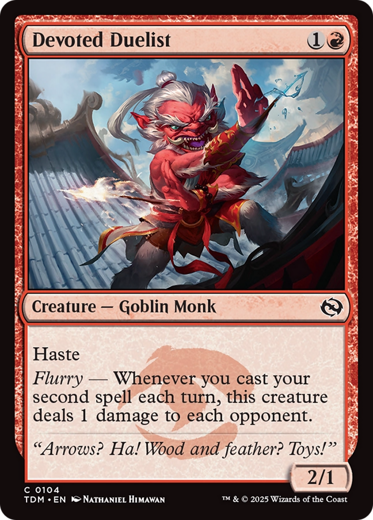 Devoted Duelist (104) Foil - Tarkir: Dragonstorm