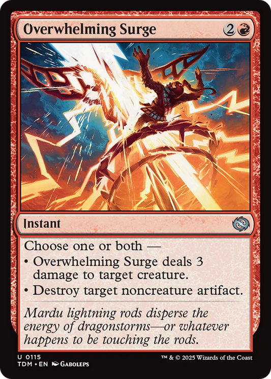 Overwhelming Surge (115) - Tarkir: Dragonstorm
