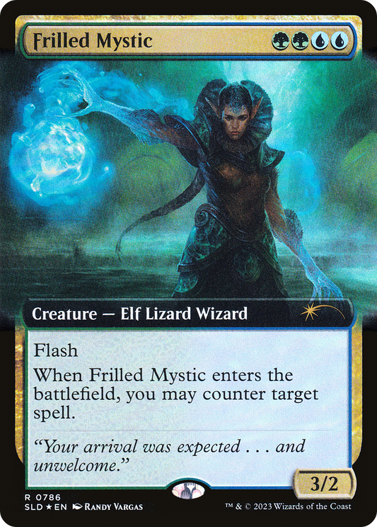 Frilled Mystic (Extended Art) (786) Foil - Secret Lair Drop