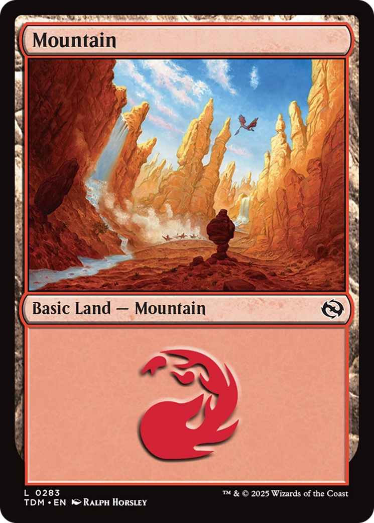 Mountain (283) Foil - Tarkir: Dragonstorm