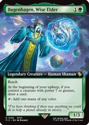 Bugenhagen, Wise Elder (Extended Art) (159) Foil - Commander: FINAL FANTASY