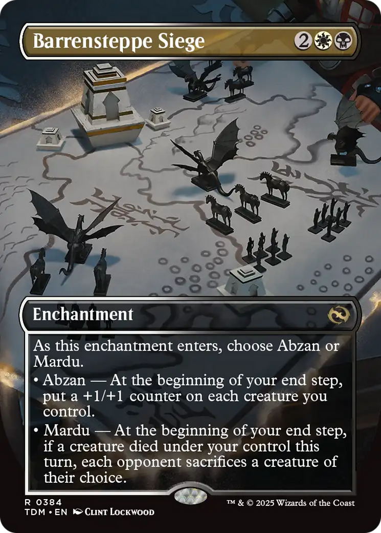 Barrensteppe Siege (Borderless) (384) Foil - Tarkir: Dragonstorm