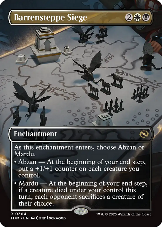 Barrensteppe Siege (Borderless) (384) Foil - Tarkir: Dragonstorm