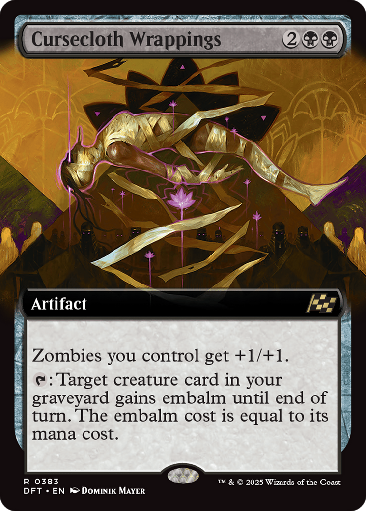 Cursecloth Wrappings (Extended Art) (383) - Aetherdrift