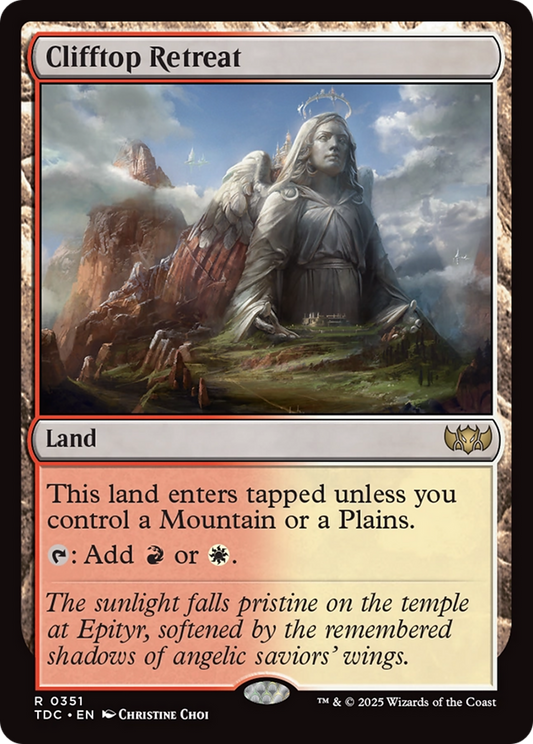 Clifftop Retreat (351) - Commander: Tarkir: Dragonstorm