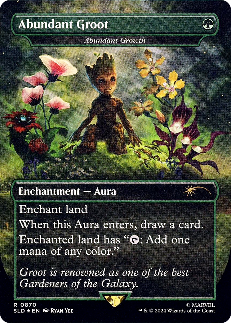 Abundant Growth / Abundant Groot(Borderless) Foil (870)