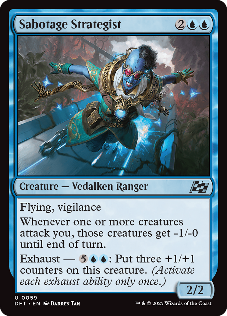 Sabotage Strategist Foil (059) - Aetherdrift