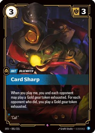 Card Sharp (081) Foil - Spiritforged