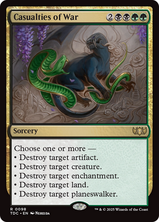 Casualties of War (098) - Commander: Tarkir: Dragonstorm