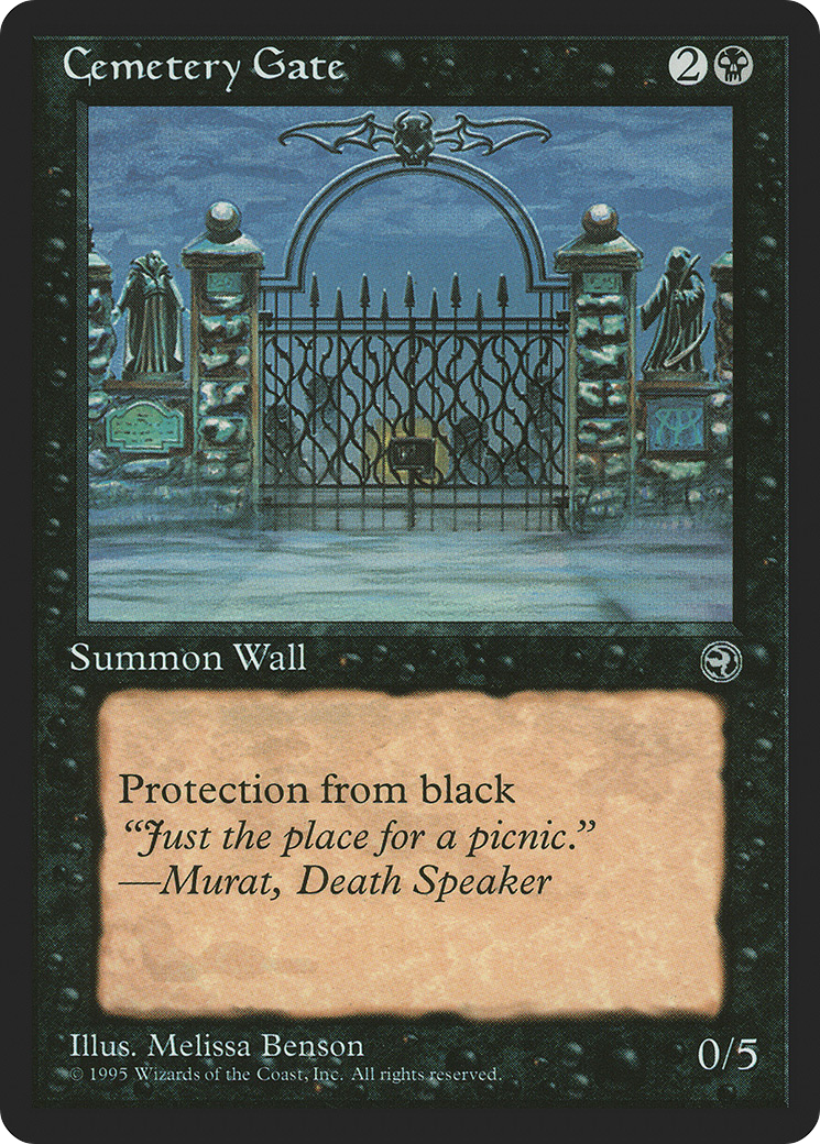 Cemetery Gate (Benson) (044b) - Homelands