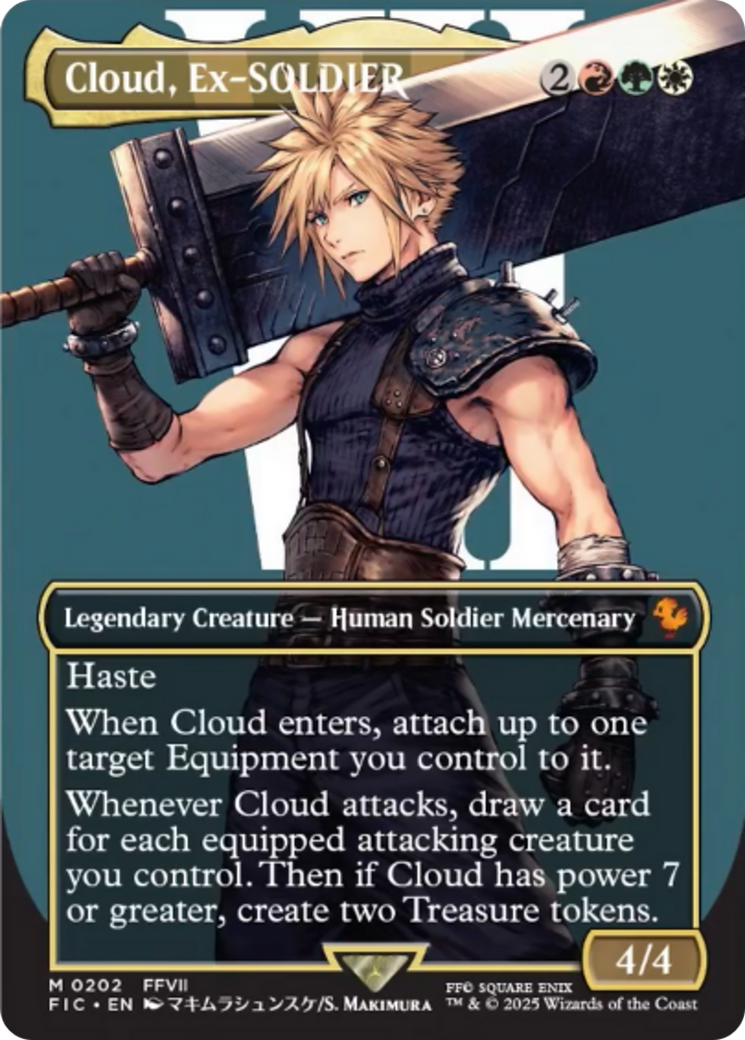 Cloud, Ex-SOLDIER (Borderless) (202) - Commander: FINAL FANTASY