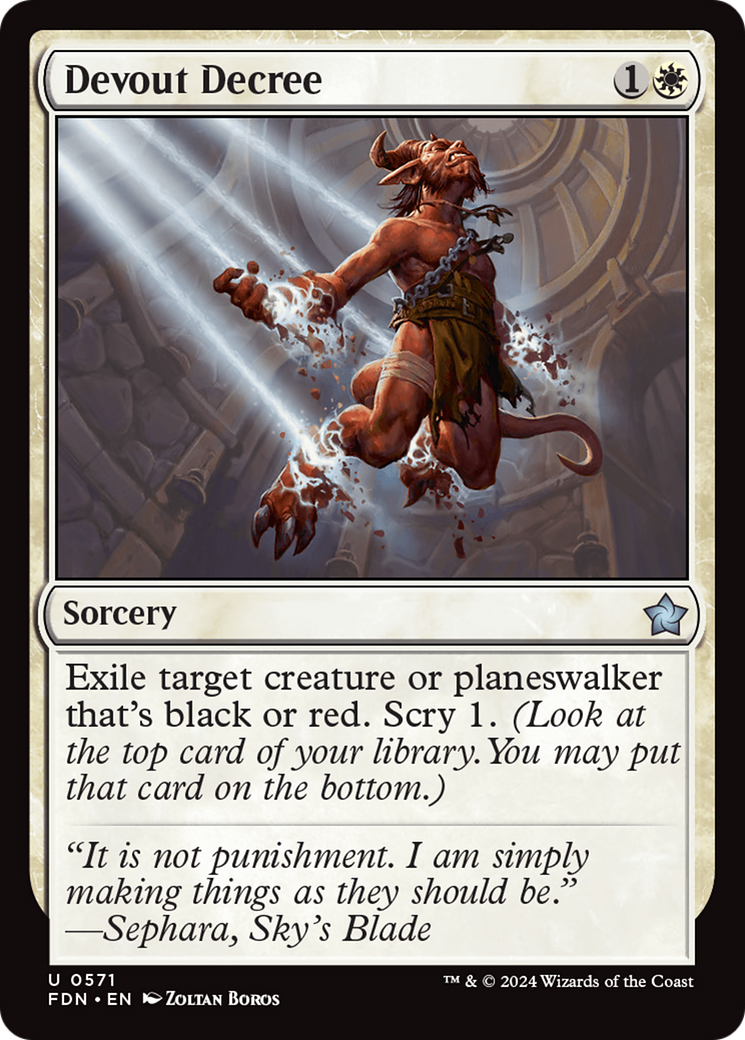 Devout Decree (571)