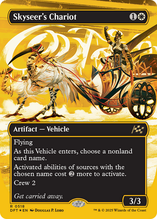 Skyseer's Chariot (Borderless) (First-Place Foil) Foil (518) - Aetherdrift