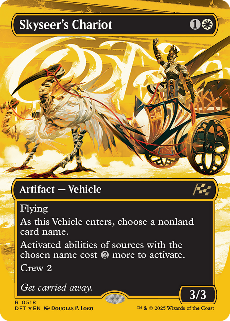 Skyseer's Chariot (Borderless) (First-Place Foil) Foil (518) - Aetherdrift