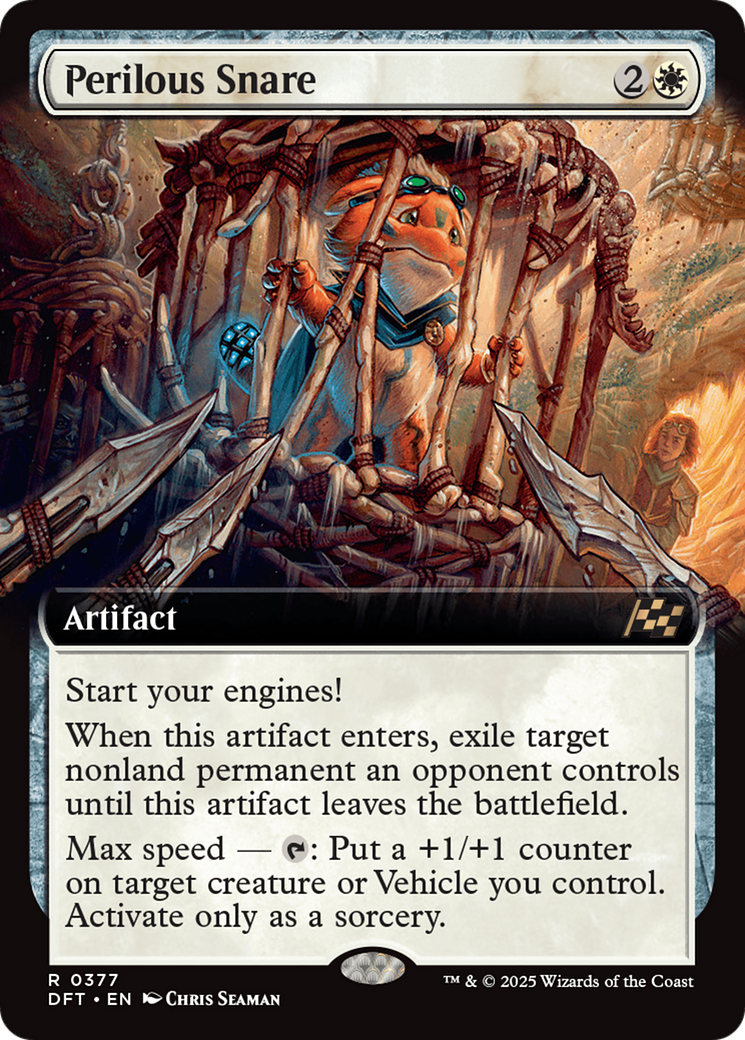 Perilous Snare (Extended Art) Foil (377) - Aetherdrift