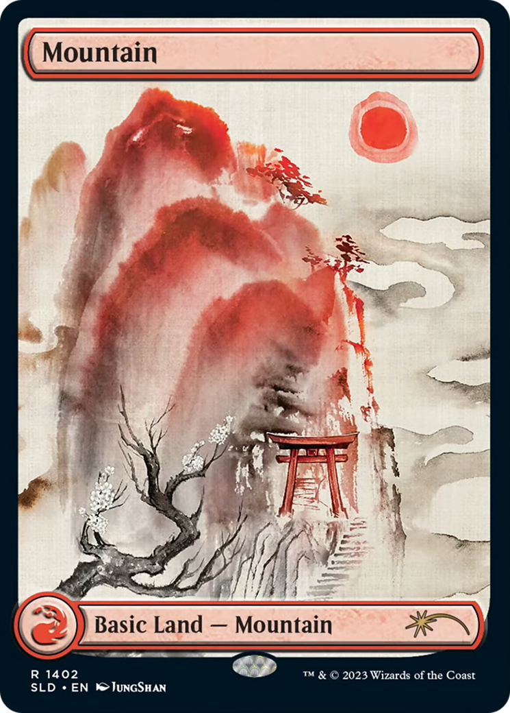 Mountain (1402) Foil - Secret Lair Drop