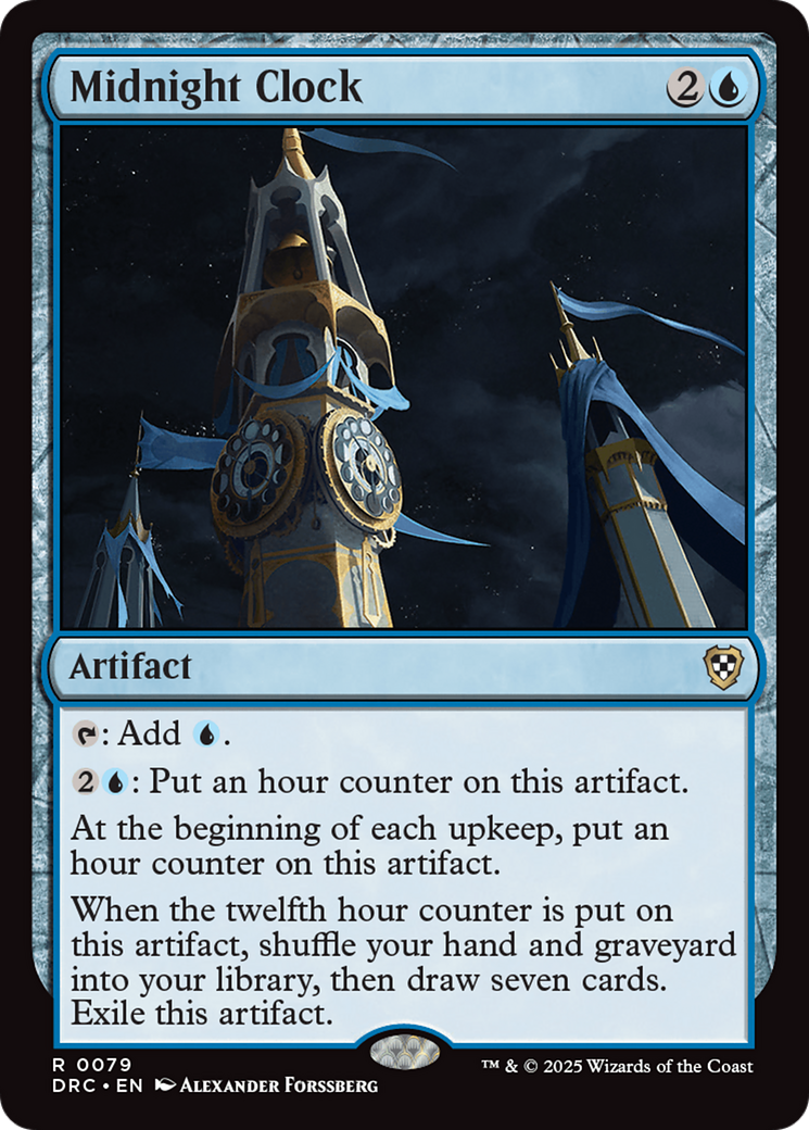 Midnight Clock (079) - Commander: Aetherdrift