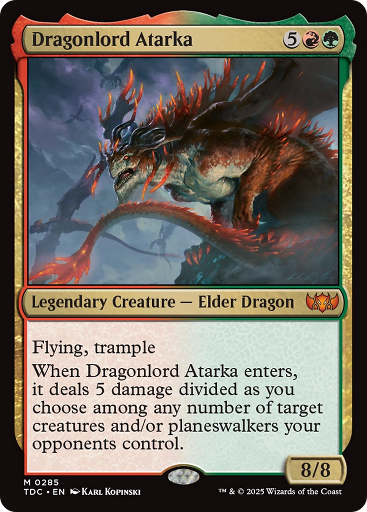 Dragonlord Atarka (285) - Commander: Tarkir: Dragonstorm
