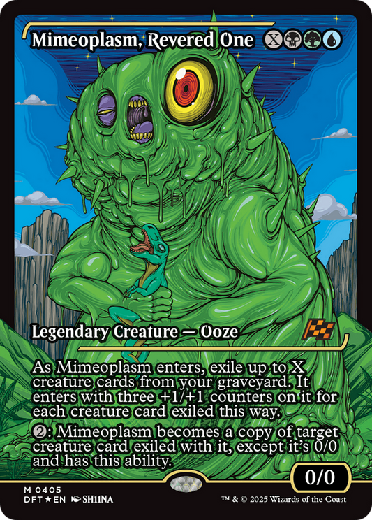 Mimeoplasm, Revered One (Showcase) Foil (405) - Aetherdrift