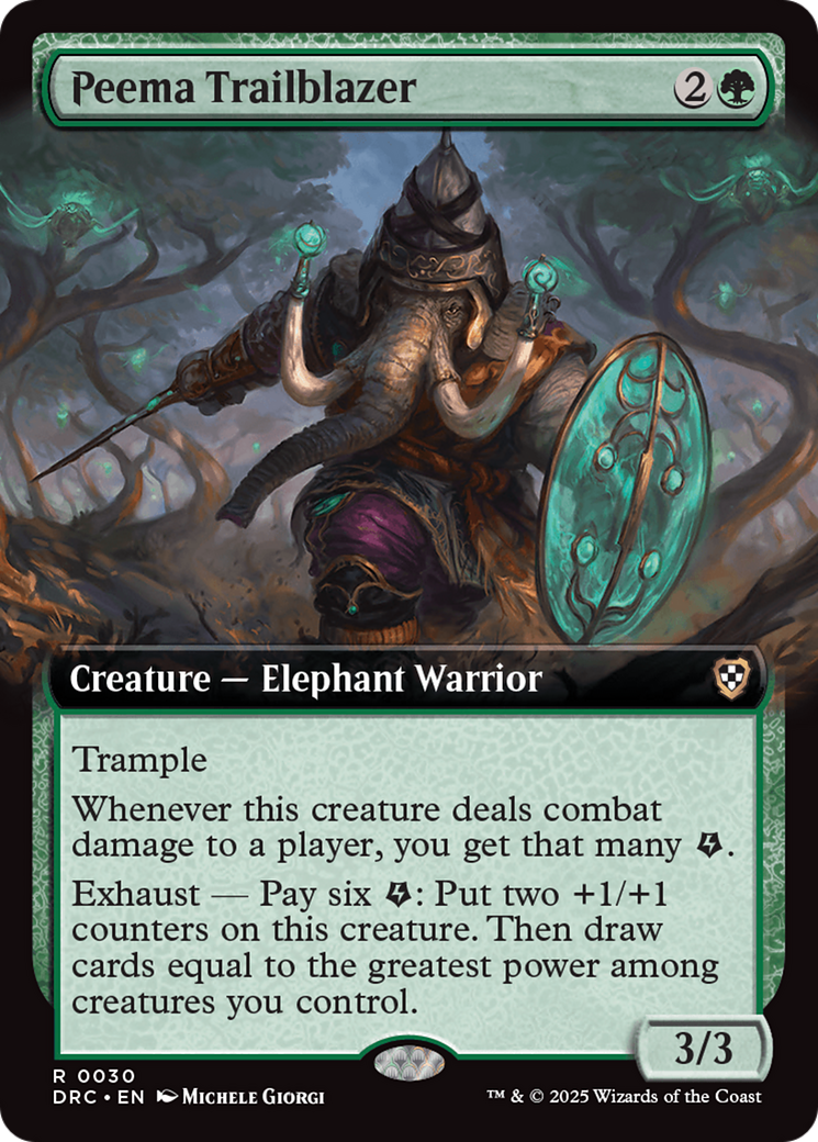 Peema Trailblazer (Extended Art) (030) - Commander: Aetherdrift
