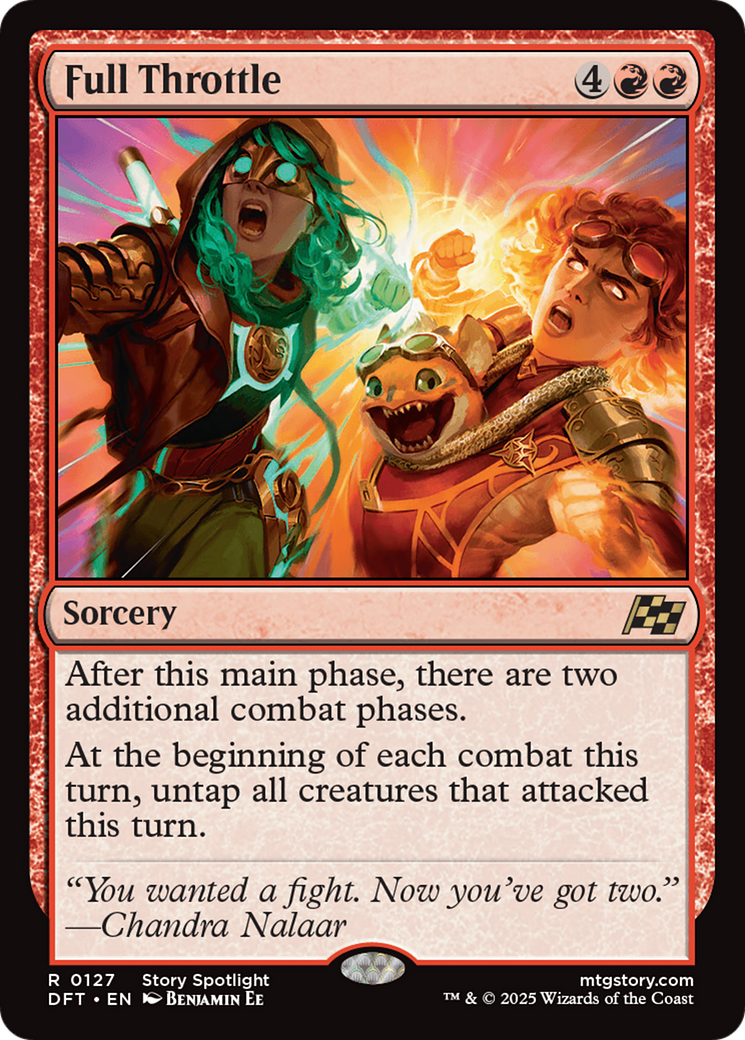 Full Throttle (127) Foil - Aetherdrift