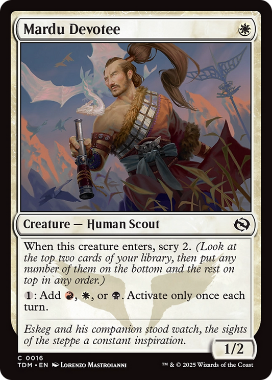 Mardu Devotee (016) Foil - Tarkir: Dragonstorm