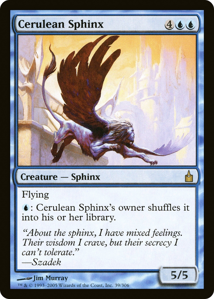 Cerulean Sphinx (039) - Ravnica: City of Guilds