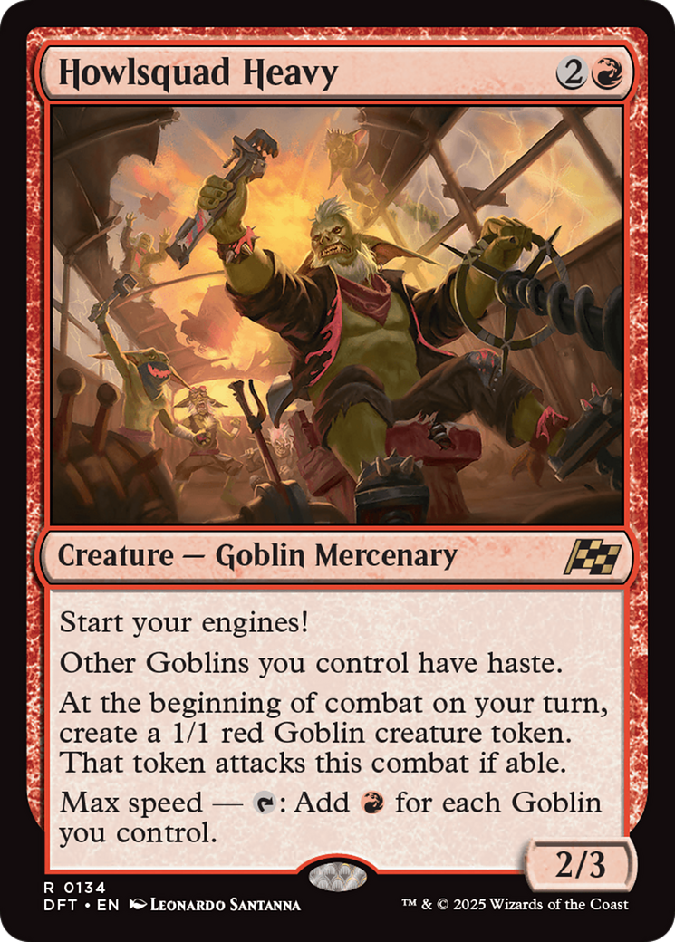 Howlsquad Heavy Foil (134) - Aetherdrift