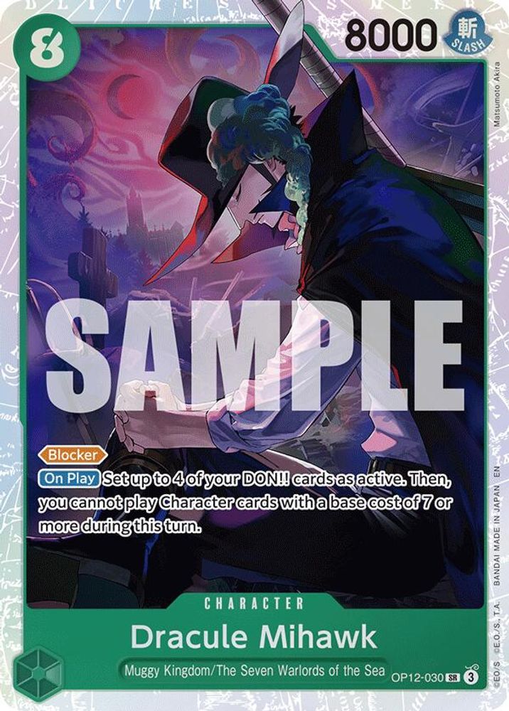Dracule Mihawk (OP12-030) Foil