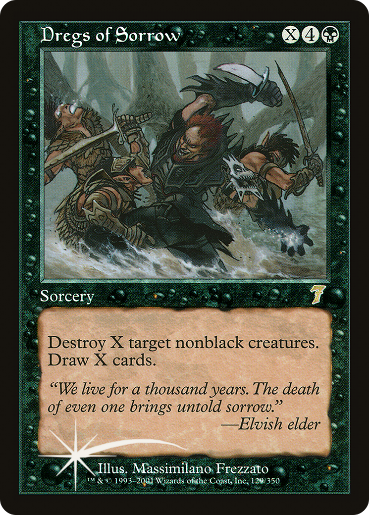 Dregs of Sorrow (129) Foil - Seventh Edition