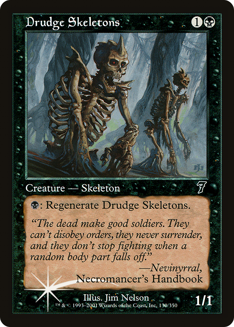 Drudge Skeletons (130) Foil - Seventh Edition